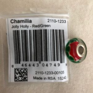 Chamilia Jolly Holly Bead